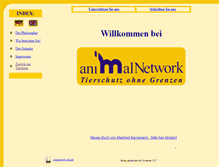 Tablet Screenshot of animalnetwork.de