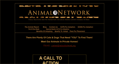 Desktop Screenshot of animalnetwork.org